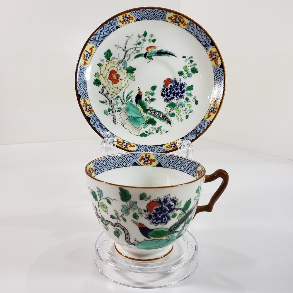 Paragon RARE “Reproduction of Old Chinese” Teacup & Saucer Duo circa 1920-1932